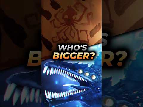 Is the GARGANTUAN LEVIATHAN or OLD MOTHER KRAKEN BIGGER?! Sea of Thieves & Subnautica Content