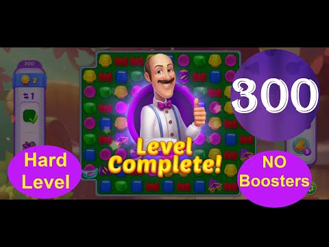 Homescapes Level 300 - [2021] [HD]  solution of Level 300 on Homescapes [No Boosters]