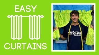Easy Curtains with Scented Fabric: Basic Sewing Project with Rob Appell of Man Sewing