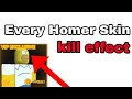 All Homer Kill Sound Effects In YOU VS HOMER