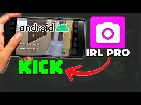 How to do IRL on Kick from an Android phone?