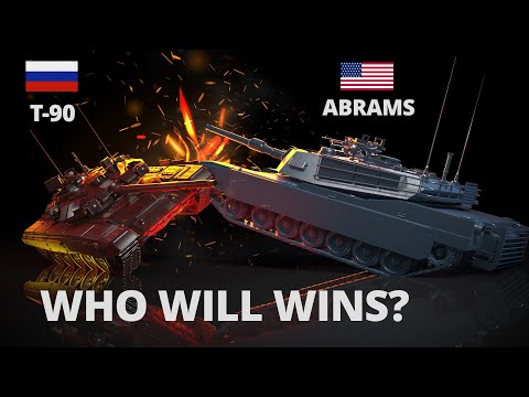 M1 Abrams M1A2 (NATO) vs  T-90 S (Russian) - Main Battle Tank Comparison / Military Power USA
