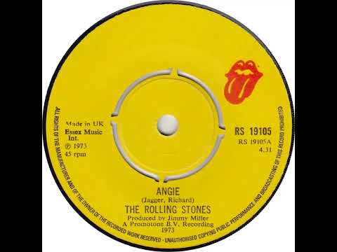UK New Entry 1973 (169) The Rolling Stones - Angie