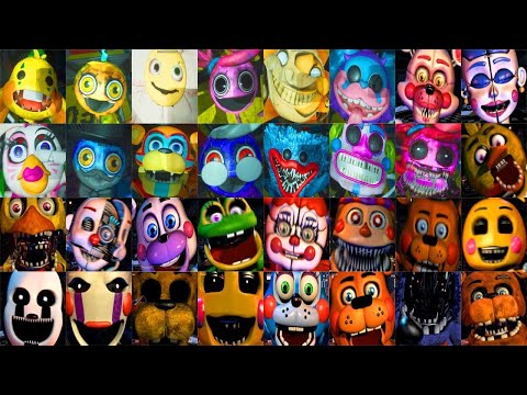 MOB Games VS Motya Games ALL Jumpscare : Poppy Playtime 2