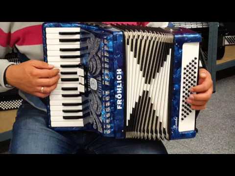 Klangprobe Akkordeon Fröhlich Bambi/ Weltmeister Rubin