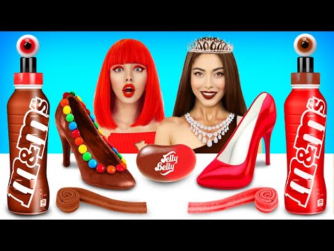 Chocolate VS Real Food Challenge | Crazy Challenge by RATATA POWER