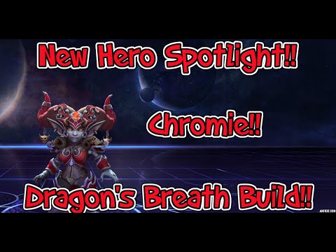 Heroes of the Storm - New Hero Spotlight! - Chromie Dragon's Breath Build!! (HoTs PTR Try Mode)