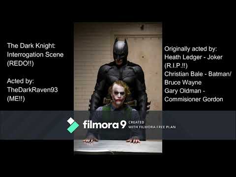 Dark Knight Voice Acting Reel   Interrogation Scene REDO!!