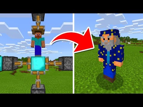 FuzionDroid - HOW to BECOME a WIZARD in Minecraft Pocket Edition (No Mods)