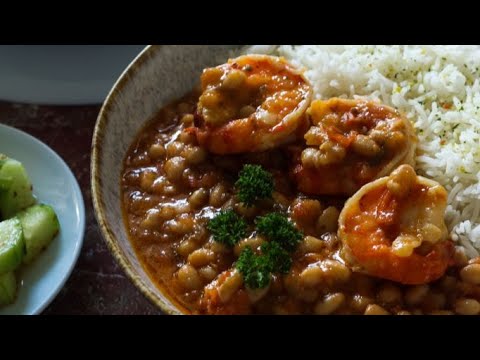 How to cook White beans and Shrimp Stew