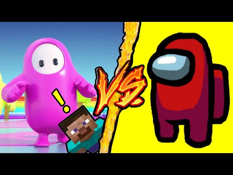 Among Us VS Fall Guys (SPOILER! Alla fine arriva Minecraft!) - Battaglia Rap Epica - Manuel Aski