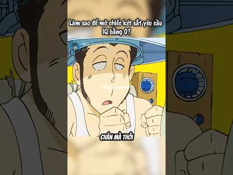 Làm sao để mở chiếc két sắt yêu cầu IQ bằng 0?... #anime #animereview #animeshorts