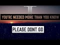 TrineATX - Please Don't Go (Alt. Version) Official Lyric Video