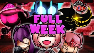 Cover art for Doki Doki Takeover Bad Ending VS Indie Cross FULL WEEK Showcase || Friday Night Funkin'