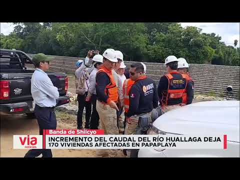 Incremento del caudal del río Huallaga deja 170 viviendas afectadas en Papaplaya