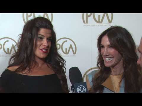 Robbie Brenner and Rachel Winter, Dallas Buyers Club Producers, on the PGA Red Carpet with ShayCarl