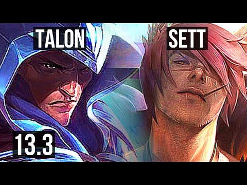 TALON vs SETT (MID) | 2.2M mastery, 1300+ games | KR Challenger | 13.3