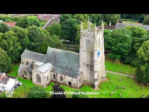 🚁✨ Aerial Footage of St Edmund’s Church | Historic Church in Sedgefield, County Durham ⛪️🌿