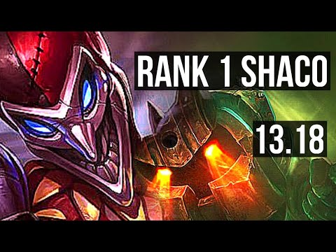 SHACO & Twitch vs NAUTILUS & Draven (SUP) | Rank 1 Shaco, 1.7M mastery | JP Challenger | 13.18