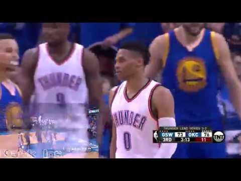 Russell Westbrook 28 points vs Warriors (Full Highlights) (2016 WCF Game 6) 11 Assists, 9 Rebs