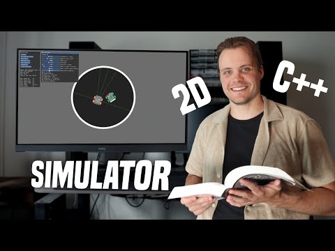 I made a Robot 2D Simulator with C++ | Embedded System Project Series #25