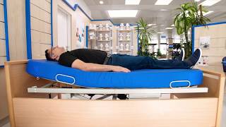 AKS Betten-Einlegerahmen B4, elektrisch verstellbar, die Alternative zum Pflegebett