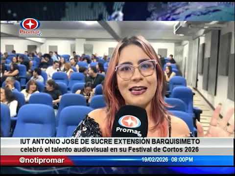 IUT Antonio José de Sucre Barquisimeto celebró el talento audiovisual en su Festival de Cortos 2026