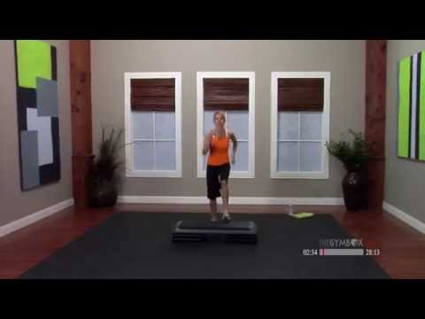 Step aerobics workout routine with Jenni - 30 Minutes