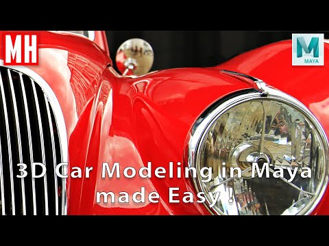 3D Car Modeling in Maya 2020 made Easy ! Part #1
