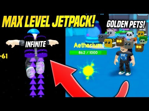 I GOT THE *MAX LEVEL* JETPACK AND INFINITE FUEL IN JETPACK SIMULATOR!! (Roblox)