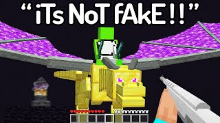 The FUNNIEST FAKE Minecraft Speedruns EVER...