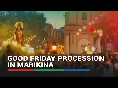 Good Friday procession in Marikina