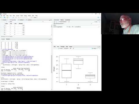 Nested Anova With R