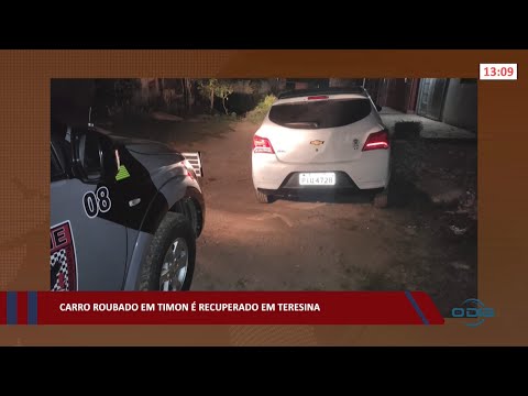 Carro roubado em Timon é recuperado em Teresina 08 02 2022