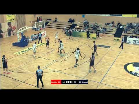 21pts, 9rebs, 2asts vs Dornbirn! Nr 28 Black, 6'8''/210lbs Forward/ Wing from Austria, Europe