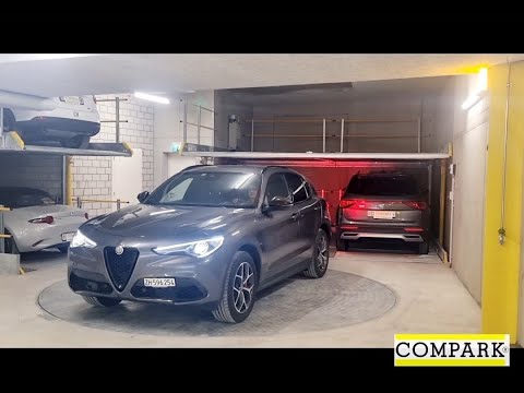 Système de parking mécanique WÖHR avec nouvelles largeurs de plate-forme jusqu'à 300 cm - Parklift 450_8