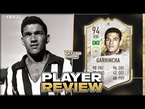 THE BEST DRIBBLER IN FIFA 22! 🏆 94 Prime Icon Garrincha Player Review! | FIFA 22 Ultimate Team