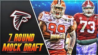 My Favourite Mock Draft So Far -- ATL Gets 3 Starters | Atlanta Falcons 7 Round Mock Draft