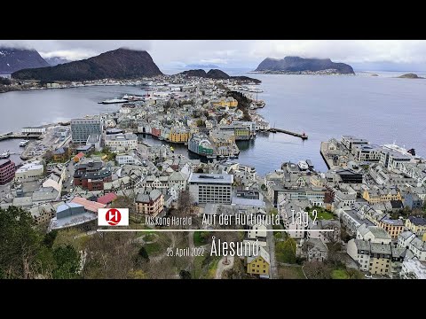 (2) Klassische Postschiffroute mit Hurtigruten MS Kong Harald 2022 - Tag 2:  Ålesund