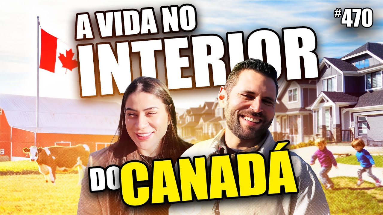 COMO é a VIDA no INTERIOR do CANADÁ, tem INFRAESTRUTURA? Casa Barata? High River, Alberta -#470