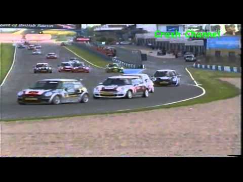 Mini Challenge Shaun King Crash Donington Park 2007