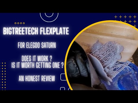 BIGTREETECH Flexplate Fitting & Honest Review On Elegoo Saturn