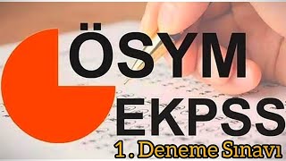 EKPSS 2022 - 1.DENEME SINAVI AYRINTILI ÇÖZÜMLERİ (Deneme PDF'si Açıkla