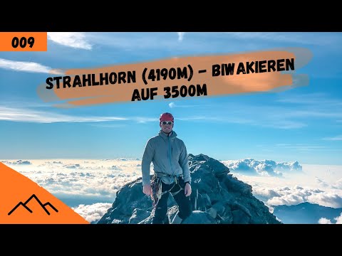 Strahlhorn (4190m) | Biwakieren auf 3500m | Bergsteigen im Wallis