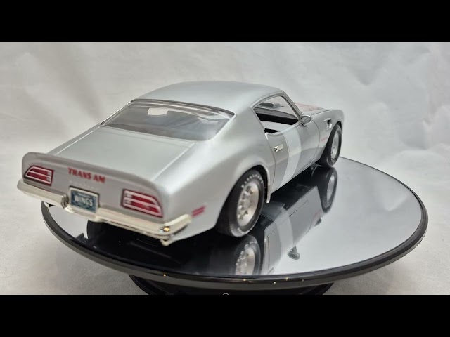 1973 Pontiac Firebird Trans Am SD 455 V8 Shaker Hood Silver 1:18 in Arts & Collectibles in Markham / York Region