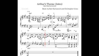 Arthur&#39;s Theme Intro - music by Burt Bacharach and Christopher Cross