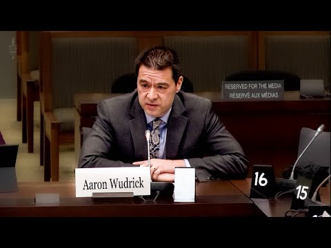 Corporatists vs. Capitalists: Aaron Wudrick / MLI in Parliament