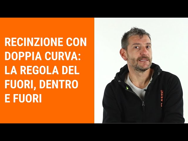 Recinzione con doppia curva. Come devo posare la rete?