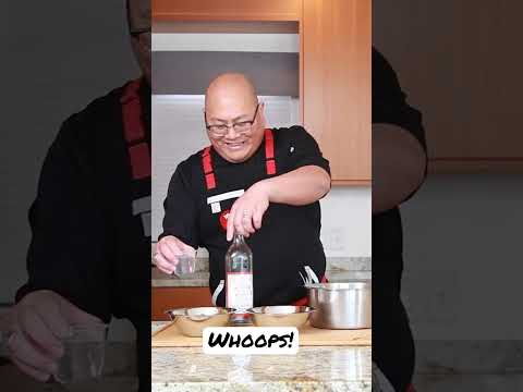Cooking show blooper.