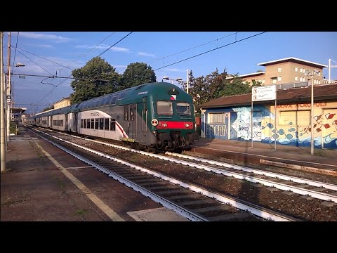 E464 238+7 2 piani Trenord - Milano Greco - 17/07/2020